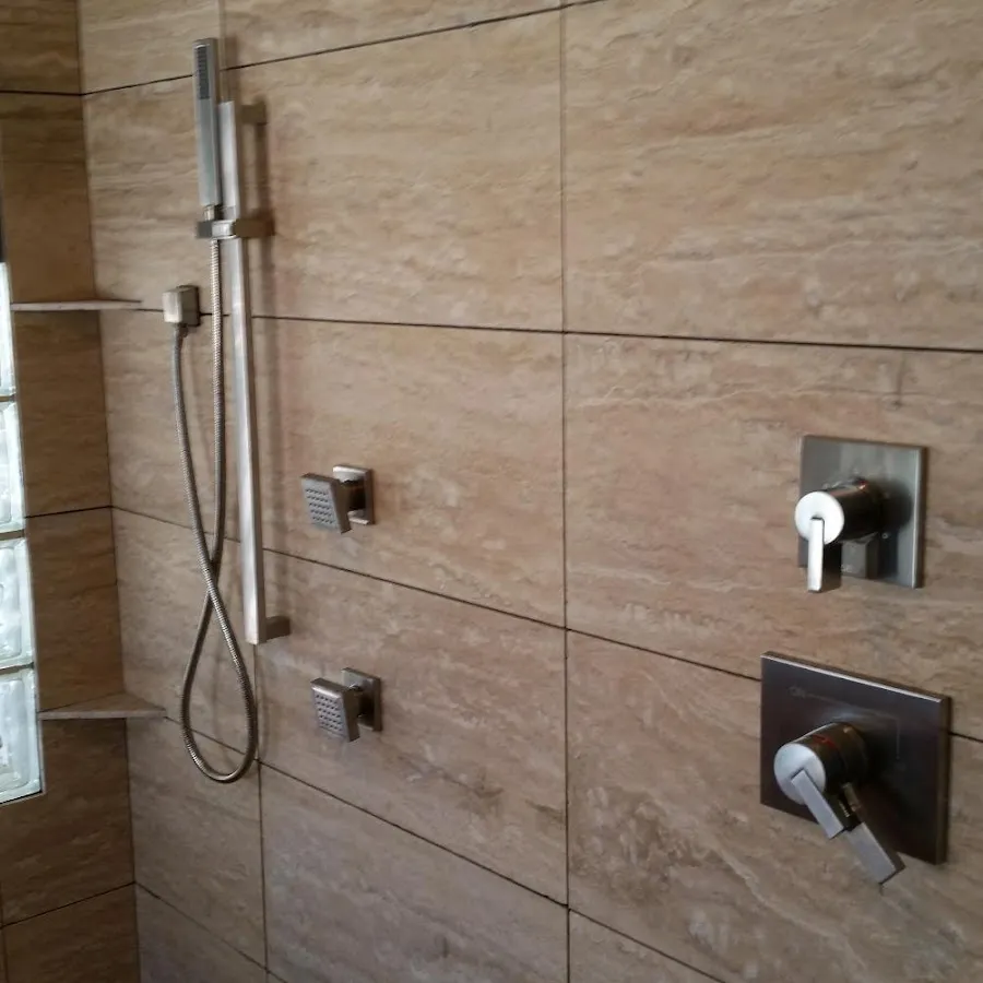 Shower fixture installation for Water Heater Replacement in Raisinville